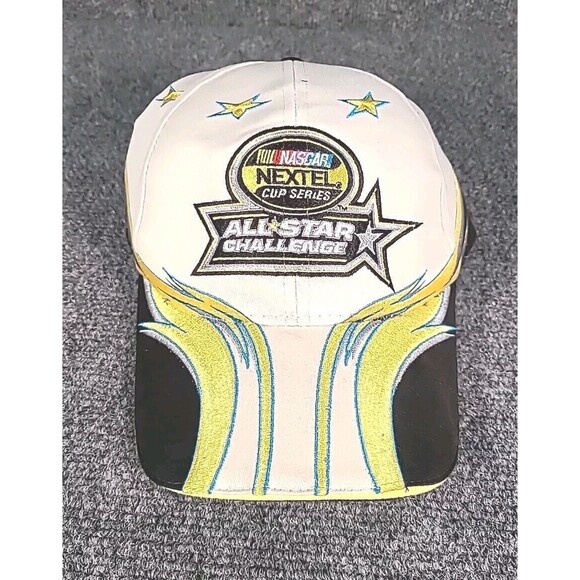 2005 NASCAR Cup Series All Star Challenge Hat Cap Nextel Beige Adult Adjustable - Picture 1 of 7
